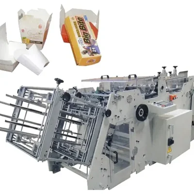 Commercial Food Box Making Machine 20000 Pieces per hr